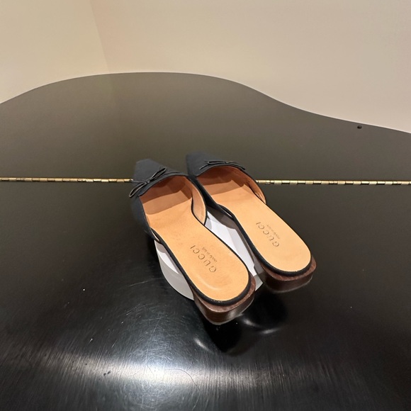 Authentic Vintage Classic Elegant Retro Rare Luxury Gucci Canvas Mules/Shoes - Picture 15 of 17